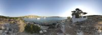 View on little beach of Agio Irini