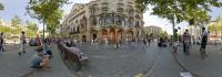 The outside front of casa Batillo, a works of Gaudi 