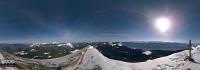 At the summit of the Chamechaude