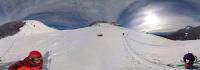 Above the pass of the Ayes et the Dent de Crolles, 1530 m