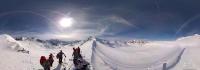 Le col des Muandes dans le massif du Thabor à 2828 m