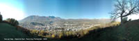 Vue sur la ville de Gap et du col Bayard