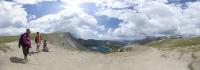 Lausson pass above Allos Lake