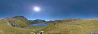Round lake on the way up to Nuandes pass at 2447 m