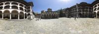 In the courtyard of Monastery