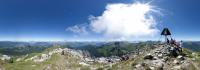 At the summit of Trelod Mount