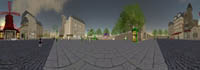 A simulation of Paris in Second Life
