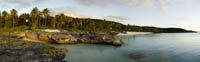 Plage de Peng au couché du soleil