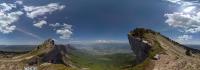 On the descent path from the summit of the Pic Saint Michel-1853 m