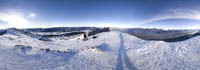 The peak Saint Michel in winter