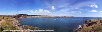 Vue sur le plage des Sabias