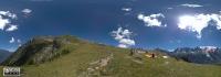 Departure of paragliding in Planpraz above Chamonix