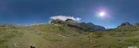 Le Prat du plan en montant au col des Muandes depuis la Vallée Etroite