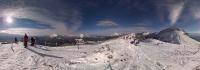 A the summit of Pravouta, in front of Dent de Crolles, 1750 m