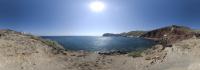 The red beach of Santorini island