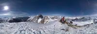 At the summit of the Tete de Plate Longe - 2790 m