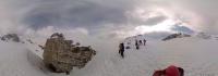 At the exit of the Traversée Héroïque at 2070 m