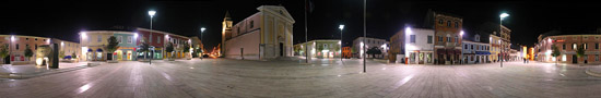 Night panoramic from Poreč