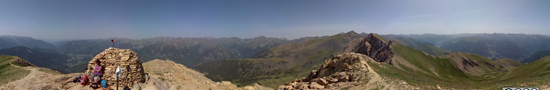 Casamanya peak in Andorra at 2746 m