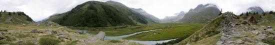 Above the Combal hut