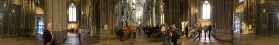 Inside the cathedral