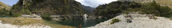 The natural pool of Cava Grande