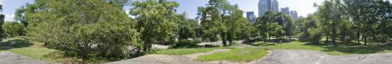 Sur un des rochers de Central Park