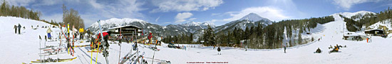 Ski resort of Christlum near of the Achensee