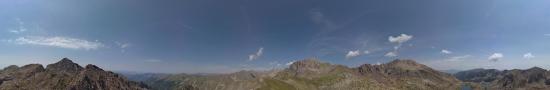 Cime des Verrairers à 2500 m dans la vallée des Merveilles
