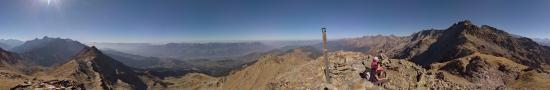 At the summit of Cime de la Jasse at 2478 m