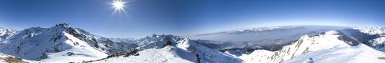At the top of \\\