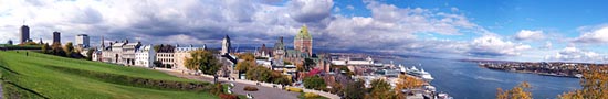 At the top of the Citadel of Quebec