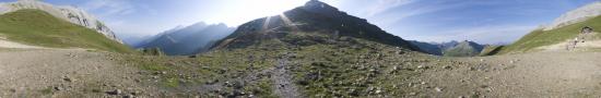 At the Bonhomme pass at 2330 m