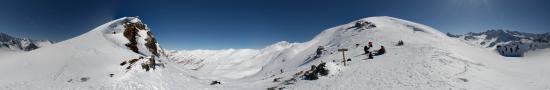 Au col du Longet, en dessous du pic Traversier