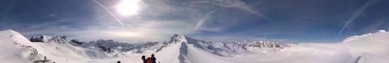 The pass of Muandes in the massif of Thabor at 2828 m