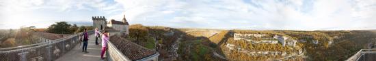 At the castel of Rocamadour