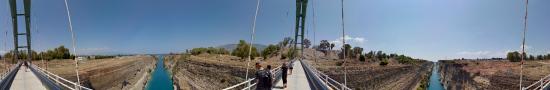 Over the Corinth Canal