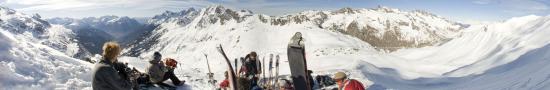 At the summit of Cote Belle
