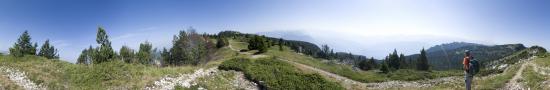 On the ridge in going to the summit of Granier