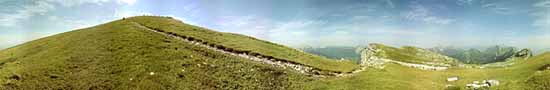 Below the top of the Tooth of Crolles