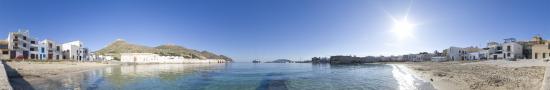 The beach of Favignana in  Favignana Island 