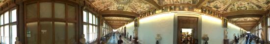 The Uffizi Gallery at Florence
