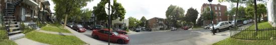 A typical street of Montreal