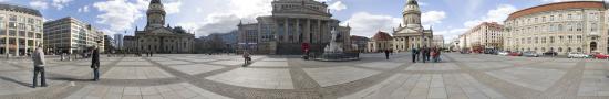 La place du marché des gendarmes au centre de Berlin