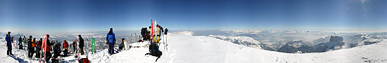 At the top of Large Veymont