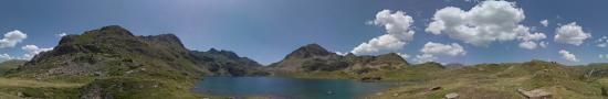 Etang de Fontargente en Haute Ariège à 2150 m