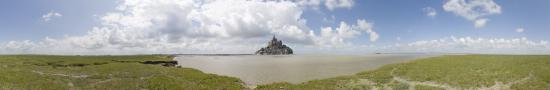 Vue sur le Mont Saint Michel