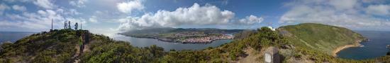 At the summit of Mote da Guia in Faial island