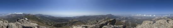 Mount Fanari above Apeirathos vilage