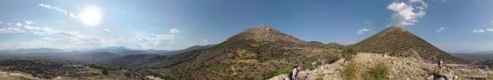 The archaeological site of Mycenae